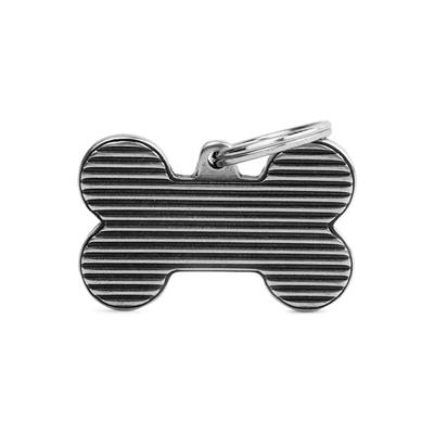 Medaglietta Bronx Osso Saracinesca Argento 3,8x2,4 cm