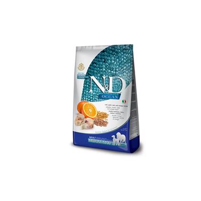 Farmina N&D Ocean Ancestral Dog Adult Medium & Maxi Merluzzo 12 kg