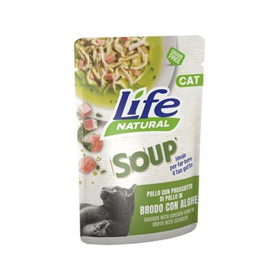 Life Cat Natural Soup Pollo con Prosciutto 60 g