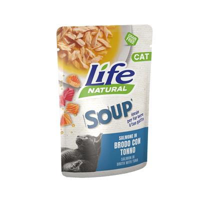 Life Cat Natural Soup Salmone 60 g