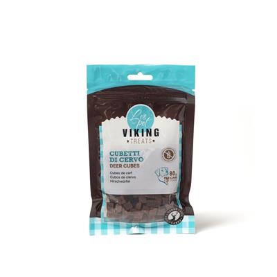 Viking Treats Snack Cane Cubetti di Cervo 80 g