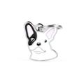 Medaglietta Friend Bulldog Francese Bianco
