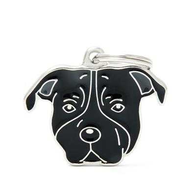 Medaglietta Friend Amstaff Nero