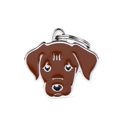 Medaglietta Friend Labrador Chocolate