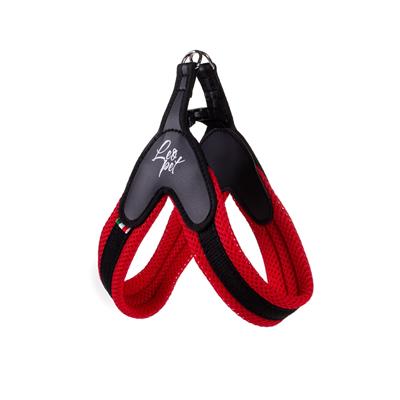 Pettorina Fissa in PVC e Nylon Taglia 1 20-30 cm Rosso