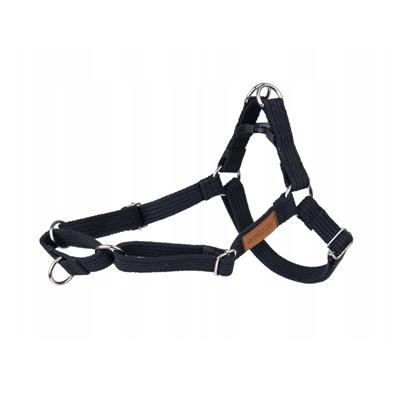 Pettorina Doppio Gancio in Cotone S 20-35x1,5 cm Nero