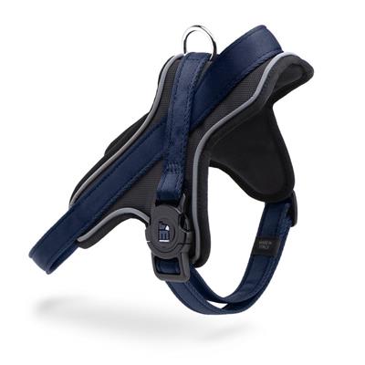Pettorina Y Memopet S 35 - 45 cm Blu Scuro