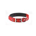 Collare Nylon Imbottito Soft 45-50x2 cm Rosso
