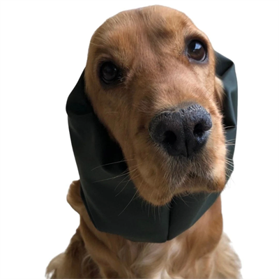 Paraorecchie Impermeabile Per Cani L 28x26 cm Nero