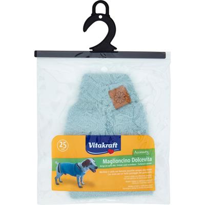 Maglioncino Dolcevita Vitakraft 30 cm Celeste