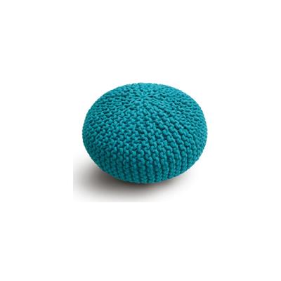 Pouff Twist Blu Ø 40 cm