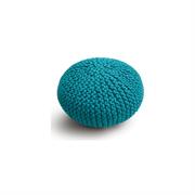 Pouff Twist Blu Ø 40 cm