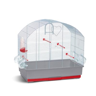 Gabbia Per Volatili Asso di Cuori 60x35,5x57,5h cm