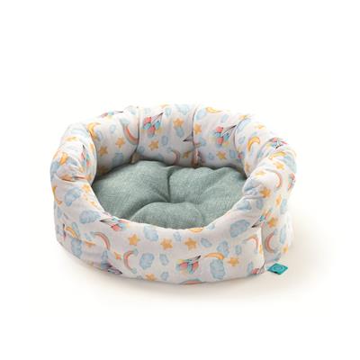 Cuccia Puppy Santorini 45x35x18h cm Cuscino Estraibile Blu