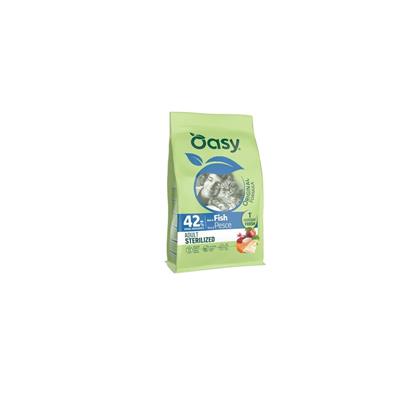 Oasy Secco Gatto Adult Sterilized Pesce 1,5 kg