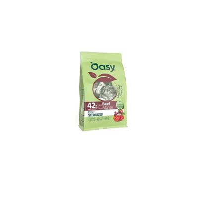Oasy Secco Gatto Adult Sterilized Manzo 1,5 kg