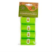 Sacchetti Igienici Verdi Compostabili 4x15 pz