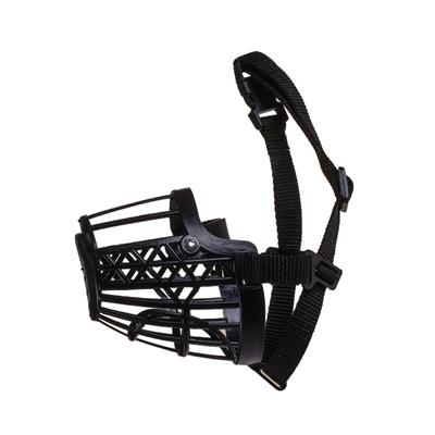 Museruola In Plastica e Nylon Nero S